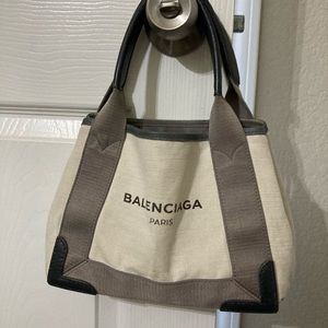 Balenciaga Canvas Bag\Tan & Gray